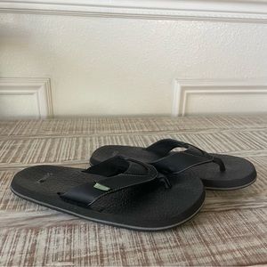 Sanuk Root Beer Cozy Youth Black Sandals